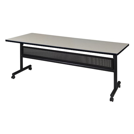 Kobe Rectangle FlipTop Table, 72" W, 29" H, Laminate Top, Maple MKFTM7230PL